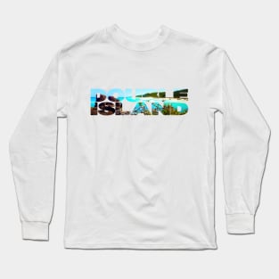 DOUBLE ISLAND - Queensland Australia Surfing Long Sleeve T-Shirt